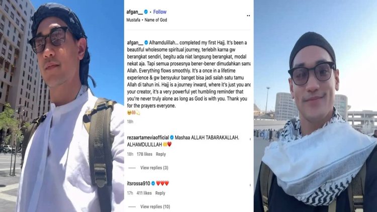 Afgan Selesaikan Ibadah Haji dan Resmi Dikenal sebagai Pak Haji