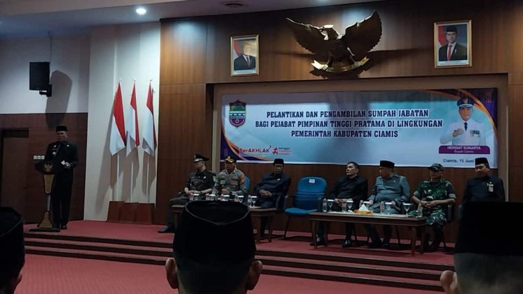 Bupati Herdiat Lantik Sejumlah Pejabat Ciamis Malam Ini, Wajah Lama Isi Jabatan Baru