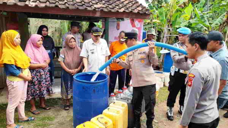 Warga Binangun Kesulitan Air Bersih, Polres Banjar Segera Kirim Bantuan