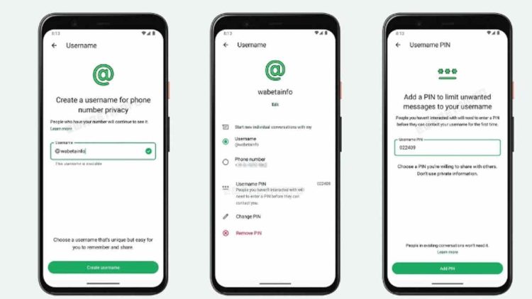 Fitur Username Whatsapp Memungkinkan Pengguna Tanpa Harus Bagikan Nomor Telepon