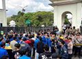 Geram dengan Banyak Persoalan Terabaikan, Aksi Damai PMII di Kantor Bupati Tasikmalaya