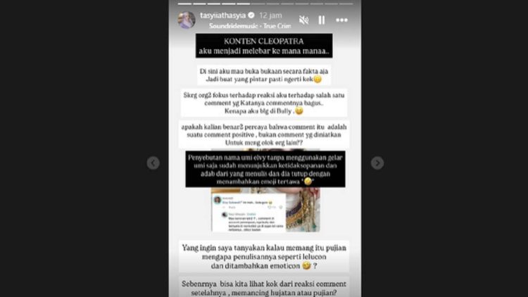 Klarifikasi Tasyi Athasyia soal isu diadu domba dengan Elvy Sukaesih