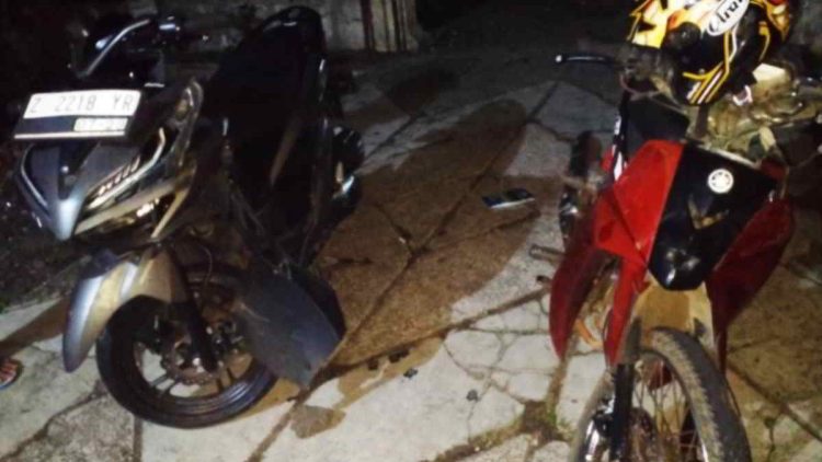 Tiga Orang Terluka Akibat Tabrakan Dua Sepeda Motor di Pamarican Ciamis