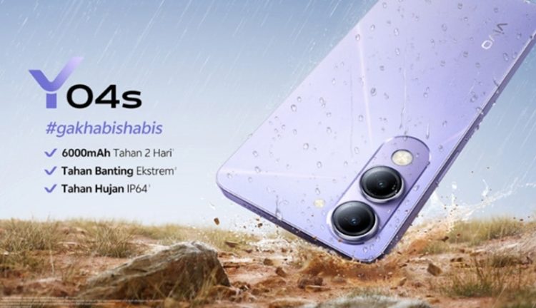 Vivo Y04s Hadir dengan Baterai Besar dan Layar Halus