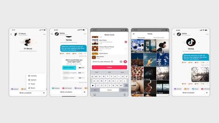 Fitur Bulletin Board untuk Pengumuman, Update, dan Promosi Kreator di TikTok
