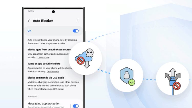 Mengaktifkan Auto Blocker untuk Keamanan Maksimal di One UI 6