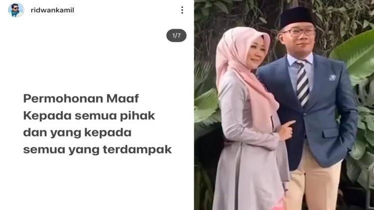 Ridwan Kamil Minta Maaf kepada Atalia, Warganet Soroti Pembelian Paku Aura Kasih