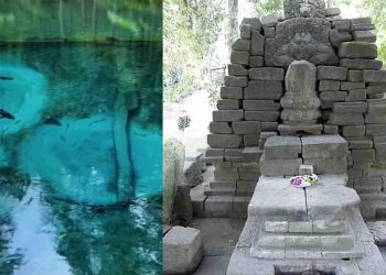 Misteri Candi Rambut Monte Blitar dan Telaga Hijau yang Dihuni Ikan Dewa Abadi